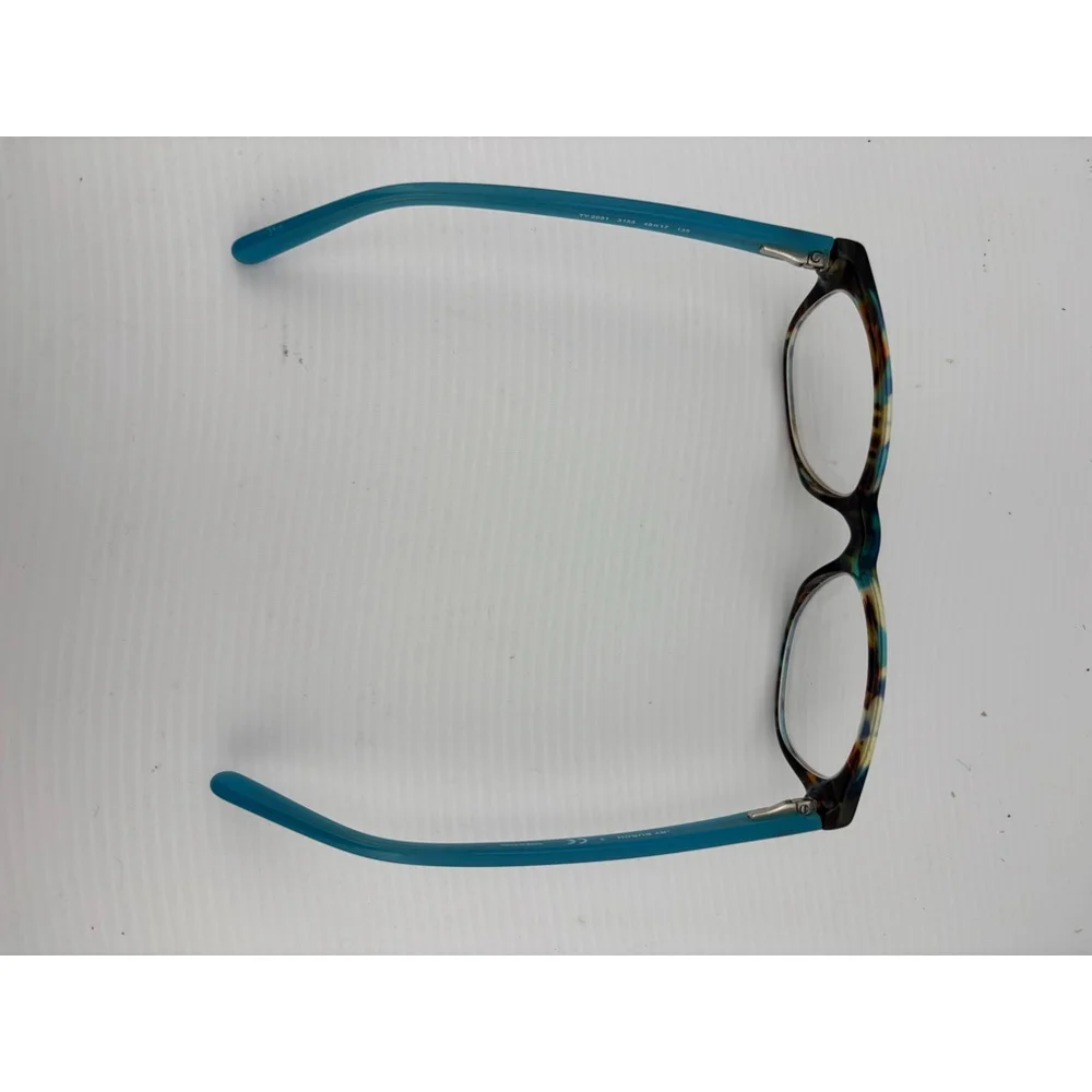 Women's Tory Burch One Size Tortoise Teal Eyeglasses